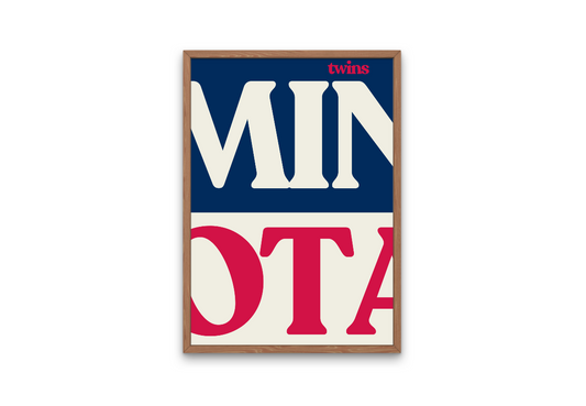 Minnesota Twins Retro Team Print | Digital Download